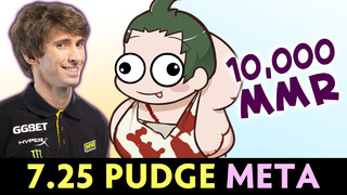 Dendi and 10k w33 trying NEW 7.25 Pudge