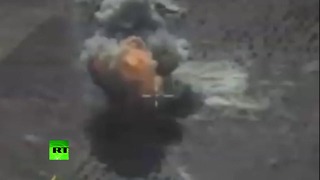 Видео ударов ракетами «Калибр» по позициям террористов в сирийском Идлибе