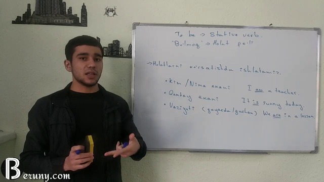 2. English with Mr. Salim (Beginner) – To Be (Nima uchun ishlatamiz)