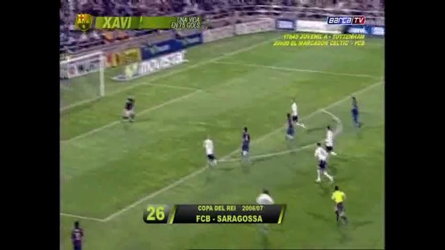 Xavi – 75 голов за Барселону