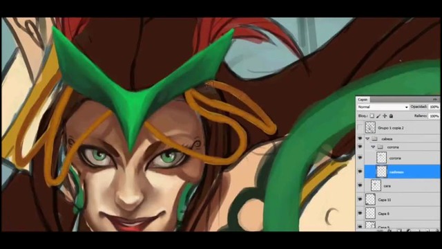 Elesiah – Speed Painting (#Photoshop)