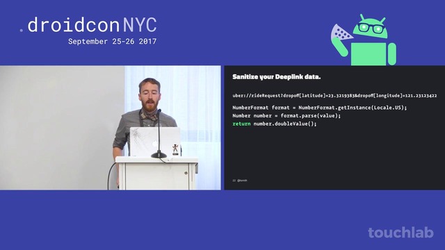 Droidcon NYC 2017 – Deep Android Integrations