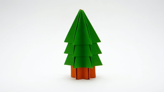 One sheet origami tree v4 (jo nakashima)