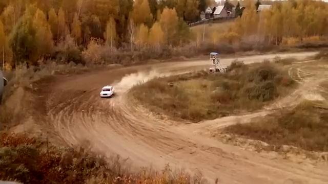 Переворот авто на ралли Сибирь в Омске