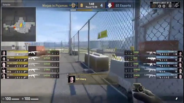 NiP vs G2 [Nuke map 1] 6th of November 2016 ELEAGUE Season 2