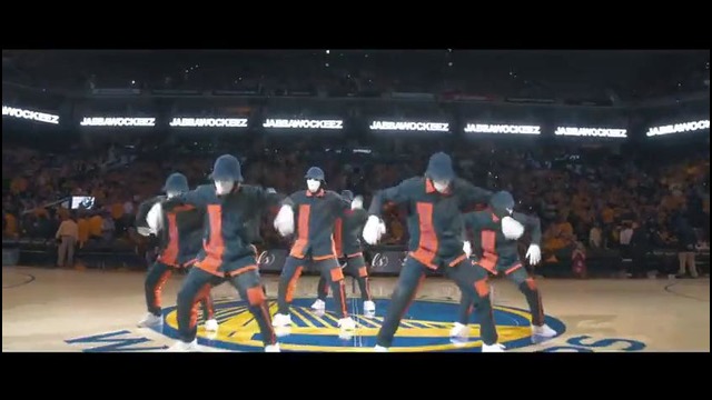Крутой танец от JABBAWOCKEEZ на финале NBA 2017