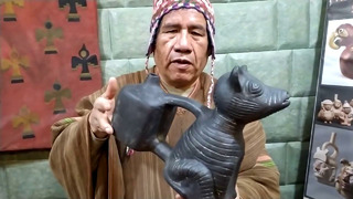 Inca whistle jar doing animal sounds