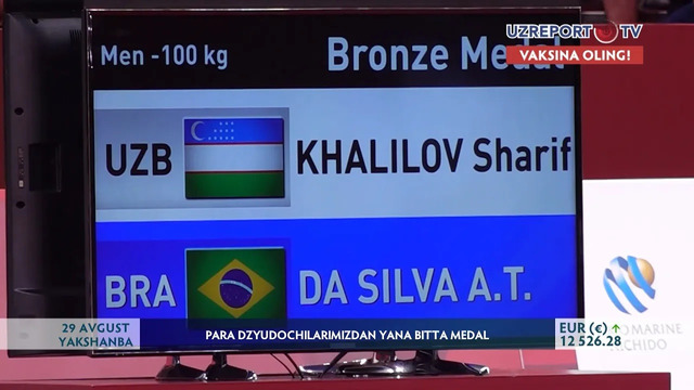 Sharif Halilov bronza medalini qo’lga kiritdi