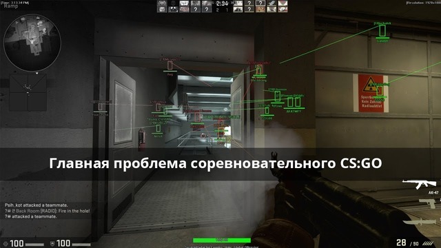 Главная проблема соревновательного CS:GO