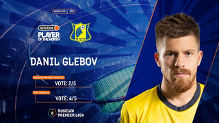 Danil Glebov is the best Player of November 2022 | RPL 2022/23