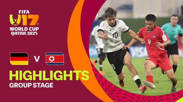 Германия – Северная Корея | Чемпионат Мира U17 2025 Qatar | 2-й тур | Обзор матча
