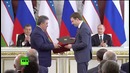 Пресс-конференция Путина и президента Узбекистана по итогам переговоров