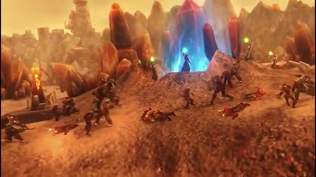 World of Warcraft Extinction (Sargeras Sword Impact Cinematic, End of Legion)