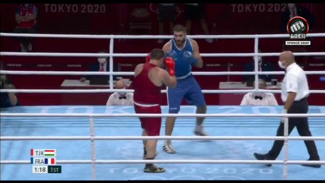 Мужчины. Свыше 91 кг. 1/8 финала Сиявуш Жукуров (Таджикистан) — Мурад Алиев (Франция)