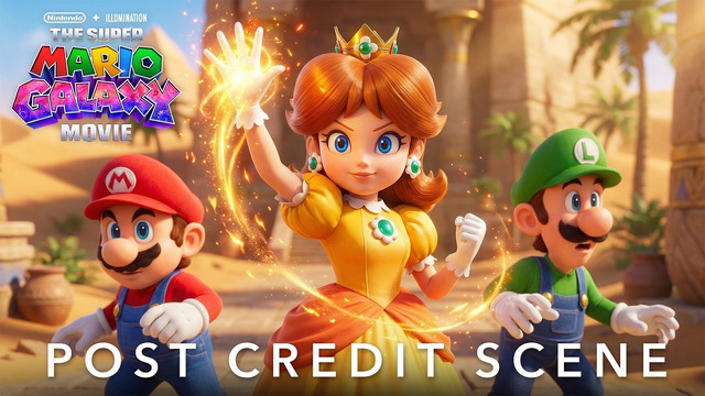 The Super Mario Galaxy Movie – Post Credit Scene (2026) Princess Daisy By Anya Taylor-Joy