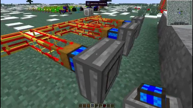 Часть 5: Простая станция для зарядки роботов в майнкрафт 1.7.10 – Buildcraft
