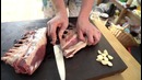 Корейка ягненка в соево-чесночном маринаде