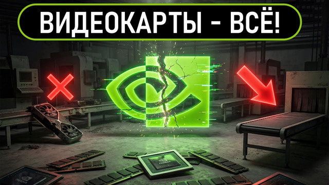 NVIDIA ОСТАНОВИЛА ПРОИЗВОДСТВО ВИДЕОКАРТ