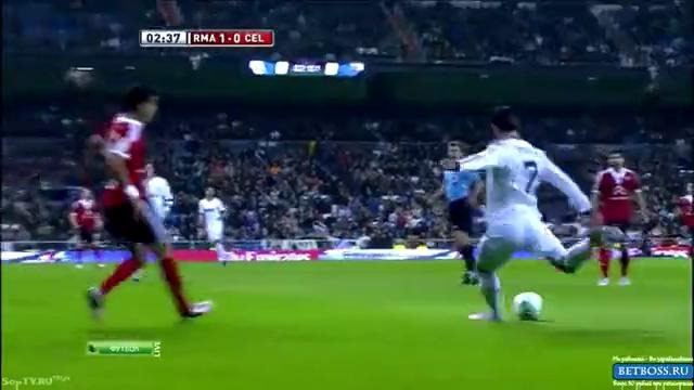 Amazing goal Cristiano Ronaldo VS Celta
