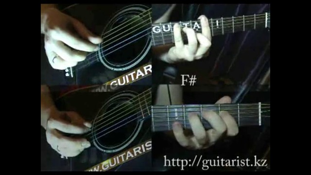 Видеоурок на гитаре Egals-hotel Californiya