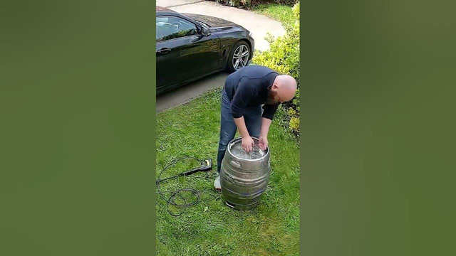Idiot with a keg