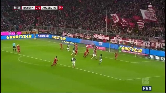 (480) Бавария – Аугсбург | Немецкая Бундеслига 2017/18 | 12-й тур | Обзор матча