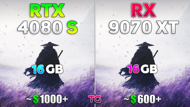 RX 9070 XT vs RTX 4080 SUPER – Test in 10 Games | 1440p