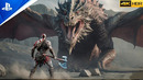 GOD OF WAR | Kratos vs Giant Dragon Boss Fight [PS5 PRO 4K 60FPS HDR]