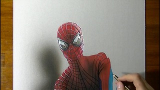 Реалистичное рисование человека-паука / Drawing Time Lapse: The Amazing Spider-Man