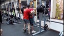 Приседания со штангой 230 кг на 2 раза