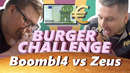 Кто съест бургер первым Спорим на 100евро. Boombl4 vs Zeus