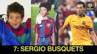 15 Barcelona Footballers When They Were Kids
