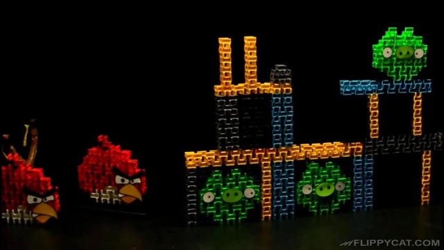 Real Life Angry Birds – Domino Theme Walkthrough