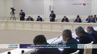 Shavkat Mirziyoyev raisligida 5-sentabr kuni videoselektor yig‘ilishi o‘tkazildi
