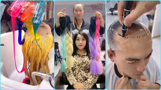 Cool Hair Transformation Compilation! Gadgets for Hairs! Amazing Rainbow Hair! Satisfying video