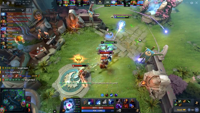 Dota 2 Ana fountain farm and makes abandon trashtalk enemies