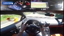 Pov 342 km-h lamborghini huracan akrapovic insane! autobahn acceleration top speed