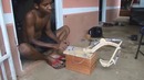 Экскаватор из дерева и шприцов