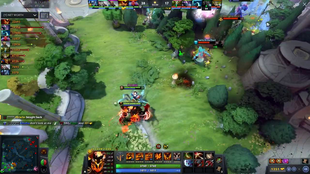 When Miracle forced to pick SAFE LANE Shadow Fiend — EZ OUTFARM enemy