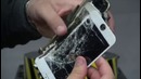 Iphone эксперимент против гидравлические пресса 100 тонн