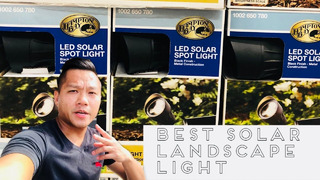 BEST LED Solar Landscape Spot Light REVIEW