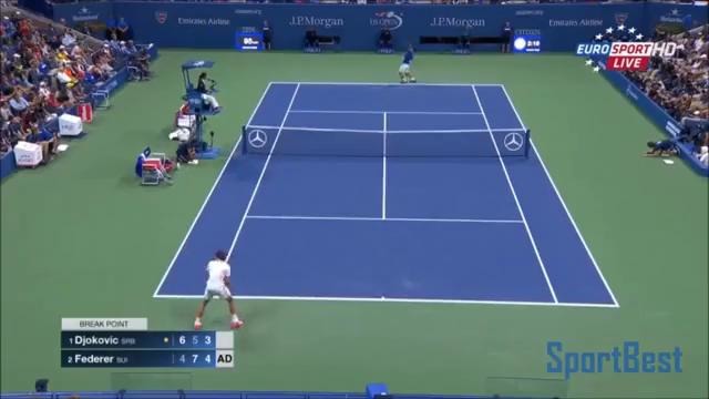 Roger Federer vs Novak Djokovic FINAL US OPEN 2015 Highlights