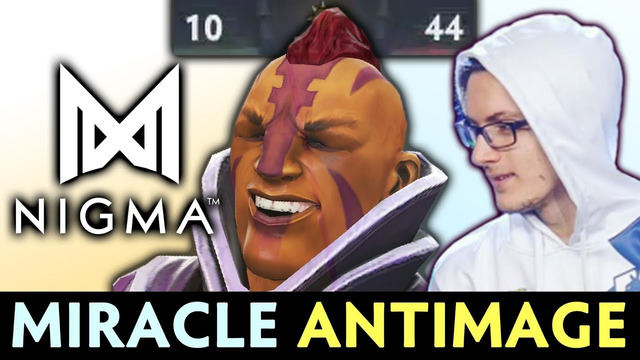 Nigma vs HR — Miracle Anti-Mage 10-44 Domination on Major