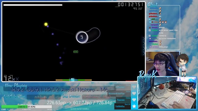 Ryuk Cool Trick to Stop Missing! Mathi CRAZY Plays! – osu! Stream Highlights #66