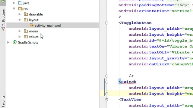 Android Studio Tutorial – 13 – Working with Toggle Button