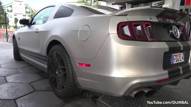 Ford Shelby Mustang GT500 SVT 662HP Burnout fail