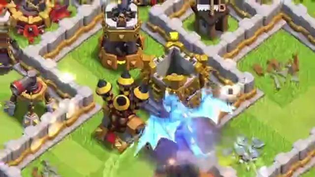 Electron dragons – clash of clans