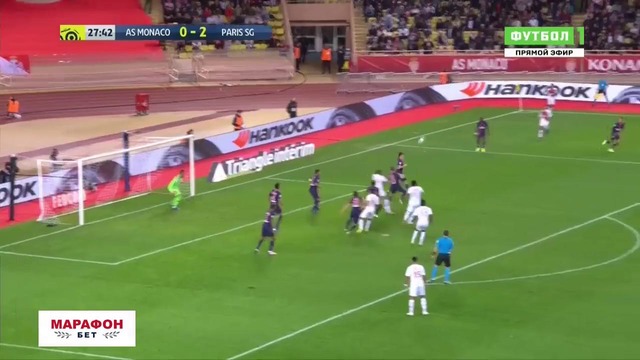 (HD) Монако – ПСЖ | Французская Лига 1 2018/19 | 13-й тур