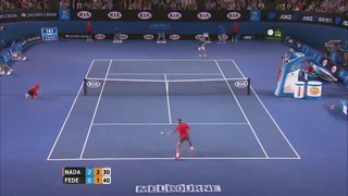 Nadal v Federer 1/2 final 2014 Australian Open