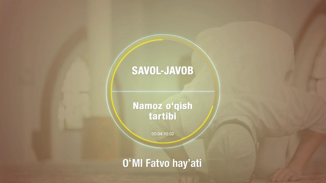160. Savol-javob: Namoz o’qish tartibi